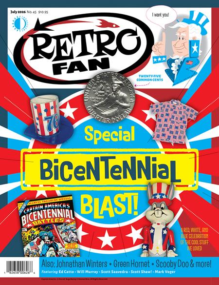 RETROFAN #45 TwoMorrows Publishing Ed Catto Green Hornet, Jonathan Winters Various PREORDER