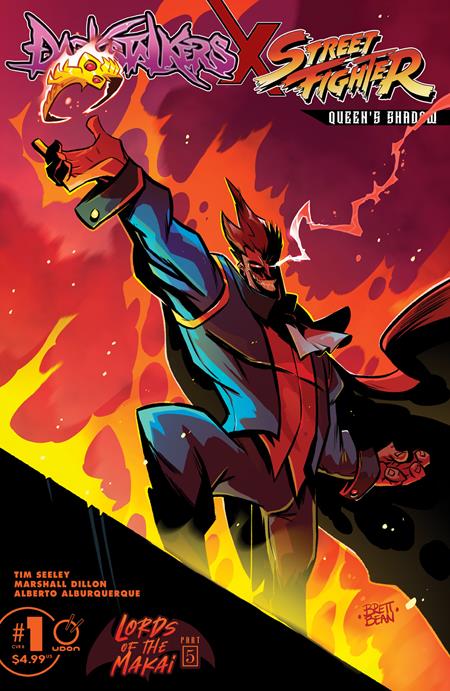 Darkstalkers X Street Fighter: Queens Shadow 1 Comic Brett Bean Variant Udon Comics 2026