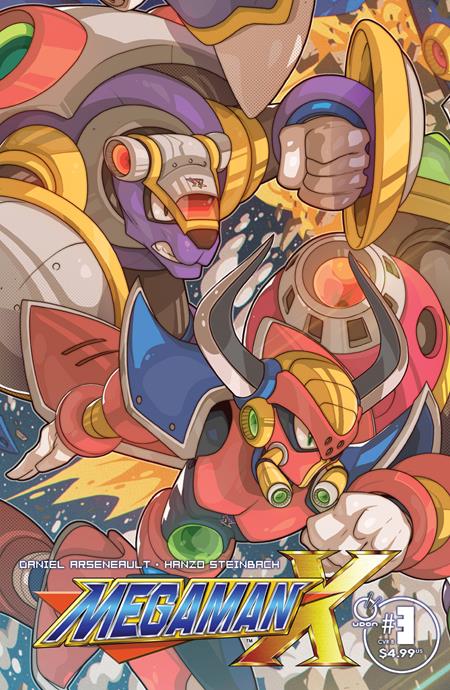 MEGA MAN X #3 (OF 5) CVR B EDWIN HUANG VAR UDON Entertainment Daniel Arseneault Hanzo Steinbach Edwin Huang PREORDER