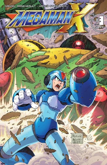 MEGA MAN X #3 (OF 5) CVR C MARCELO MATERE VAR UDON Entertainment Daniel Arseneault Hanzo Steinbach Marcelo Matere PREORDER