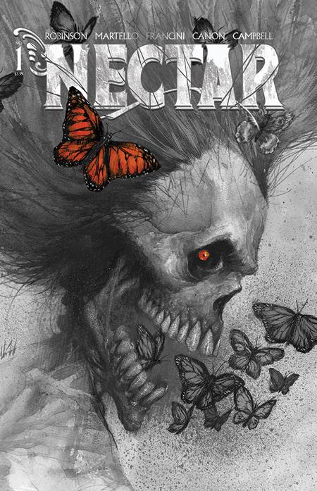 Nectar 1 Comic 3rd Printing Jonathan Wayshak B&W Variant Vault Comics 2026