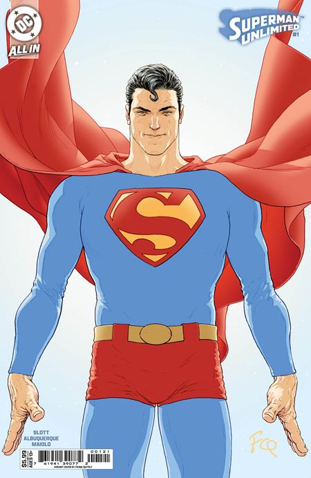 SUPERMAN UNLIMITED #1 CVR B FRANK QUITELY CARD STOCK VAR DC Comics Dan Slott Rafael Albuquerque Frank Quitely PREORDER