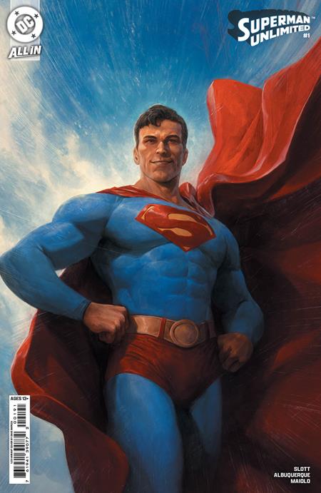 SUPERMAN UNLIMITED #1 CVR J INC 1:25 DAVE RAPOZA CARD STOCK VAR DC Comics Dan Slott Rafael Albuquerque Dave Rapoza PREORDER