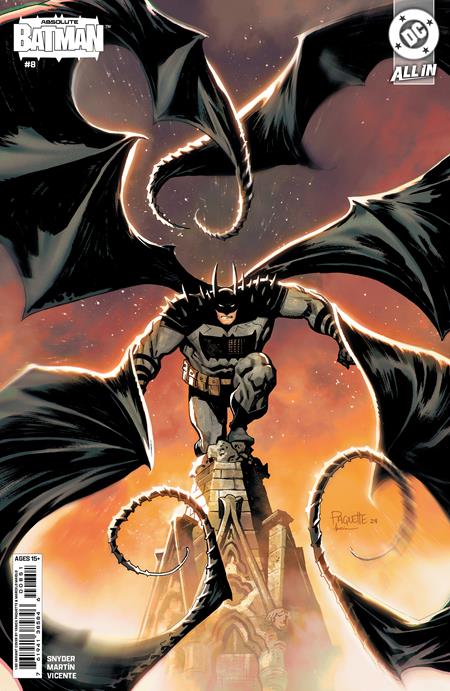 ABSOLUTE BATMAN #8 CVR E INC 1:50 YANICK PAQUETTE CARD STOCK VAR DC Comics Scott Snyder Marcos Martin Yanick Paquette PREORDER