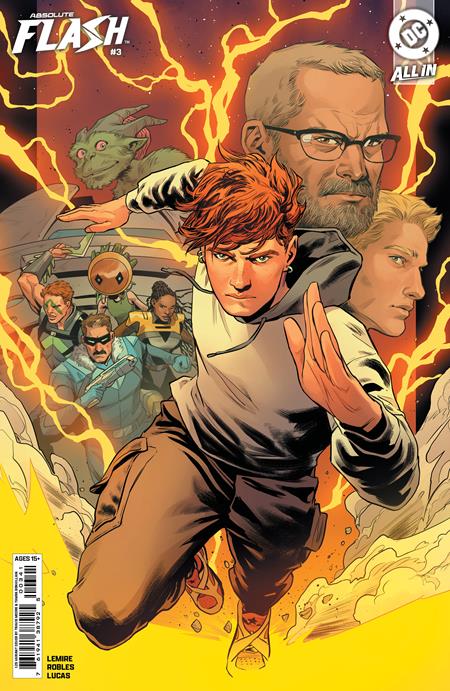 ABSOLUTE FLASH #3 CVR D INC 1:25 TRAVIS MOORE CARD STOCK VAR DC Comics Jeff Lemire Nick Robles Travis Moore PREORDER