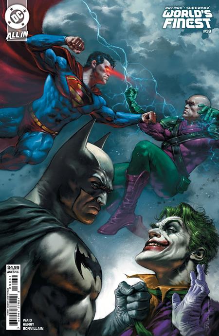 BATMAN SUPERMAN WORLDS FINEST #39 CVR B LUCIO PARRILLO CARD STOCK VAR (WE ARE YESTERDAY) DC Comics Mark Waid Dan Mora Lucio Parrillo PREORDER