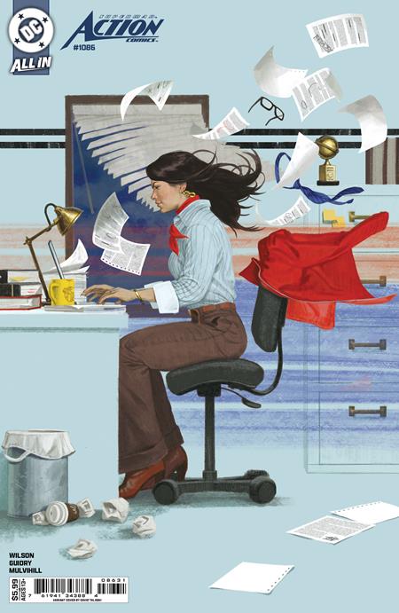 ACTION COMICS #1086 CVR B DAVID TALASKI CARD STOCK VAR DC Comics G. Willow Wilson Gavin Guidry David Talaski PREORDER