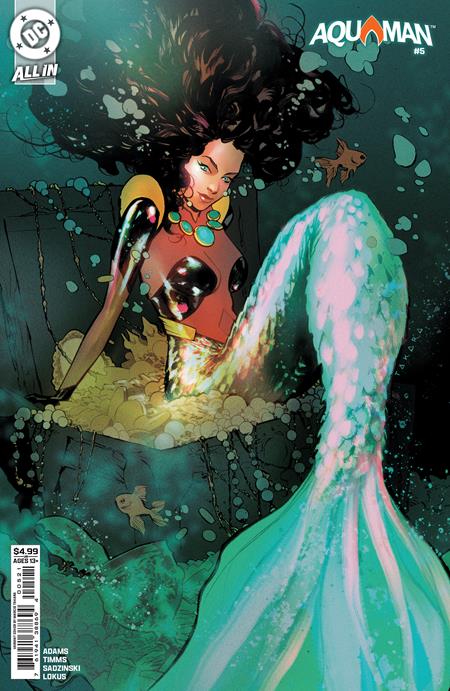 AQUAMAN #5 CVR B MARCIO TAKARA CARD STOCK VAR DC Comics Jeremy Adams John Timms Marcio Takara PREORDER