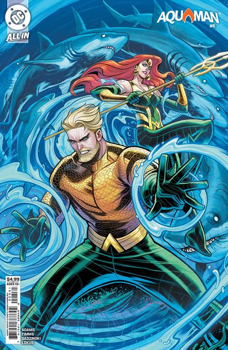 AQUAMAN #5 CVR C ELIZABETH TORQUE CARD STOCK VAR DC Comics Jeremy Adams John Timms Elizabeth Torque PREORDER