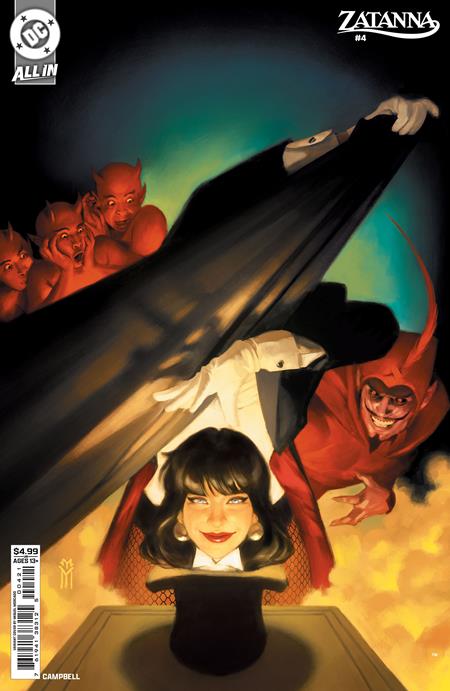 ZATANNA #4 (OF 6) CVR C MIGUEL MERCADO CARD STOCK VAR DC Comics Jamal Campbell Jamal Campbell Miguel Mercado PREORDER