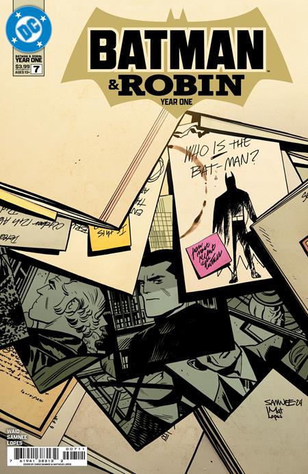 BATMAN & ROBIN YEAR ONE #7 (OF 12) CVR A CHRIS SAMNEE DC Comics Mark Waid, Chris Samnee Chris Samnee Chris Samnee PREORDER
