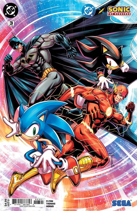 DC X SONIC THE HEDGEHOG #3 (OF 5) CVR B SERG ACUNA CARD STOCK VAR DC Comics Ian Flynn Adam Bryce Thomas Serg Acuna PREORDER