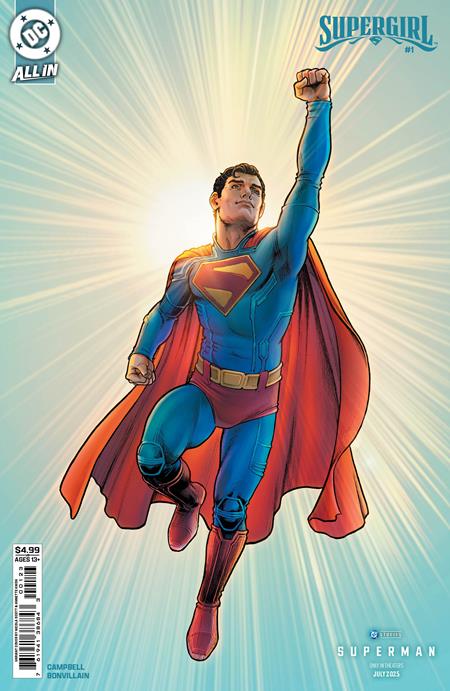 SUPERGIRL #1 CVR I NICOLA SCOTT SUPERMAN MOVIE CARD STOCK VAR DC Comics Sophie Campbell Sophie Campbell Nicola Scott PREORDER