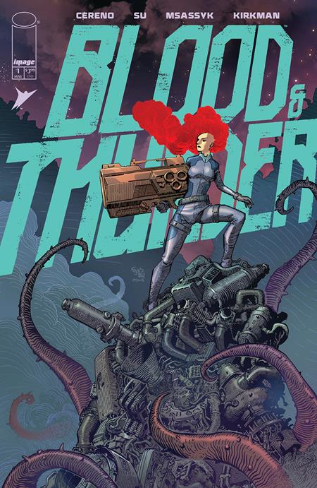 BLOOD & THUNDER #1 CVR A EJ SU & MSASSYK (MR) Image Comics Benito Cereno E.J. Su, Msassyk E.J. Su, Msassyk PREORDER