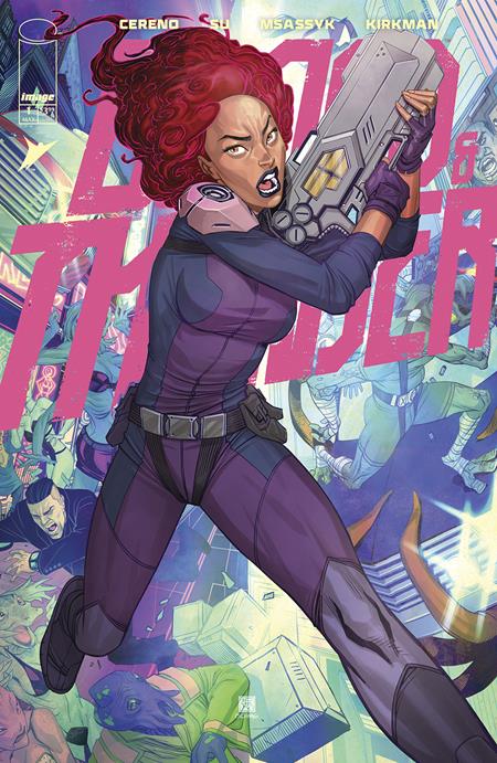 BLOOD & THUNDER #1 CVR D INC 1:25 BERNARD CHANG VAR (MR) Image Comics Benito Cereno E.J. Su, Msassyk Bernard Chang PREORDER