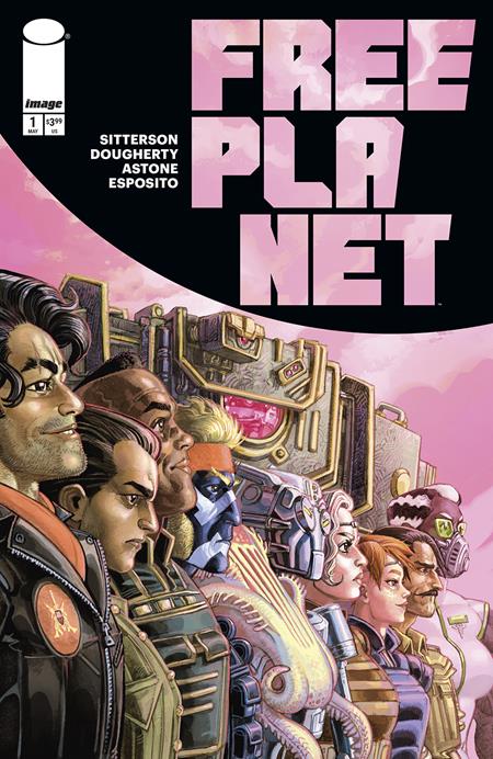 FREE PLANET #1 CVR A JED DOUGHERTY Image Comics Aubrey Sitterson Jed Dougherty Jed Dougherty PREORDER
