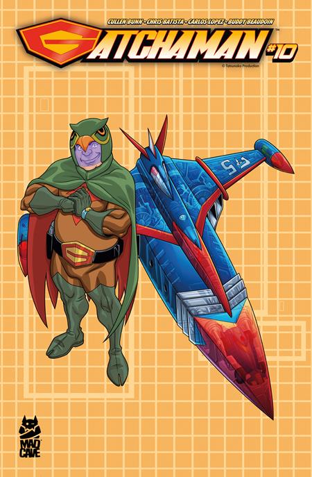 GATCHAMAN #10 CVR B CHRIS BATISTA BLUEPRINT RYU AND G-5 VAR Mad Cave Studios Cullen Bunn Chris Batista Chris Batista PREORDER