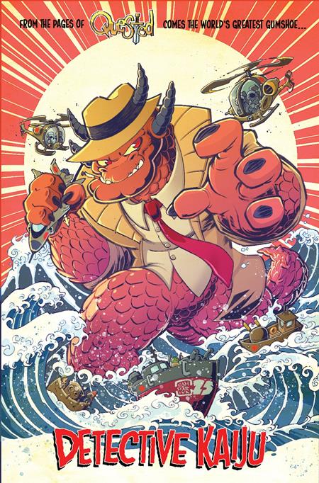 DETECTIVE KAIJU #1 (OF 4) CVR D JON SOMMARIVA VAR Massive Publishing Michael Calero Kit Wallis Jon Sommariva PREORDER