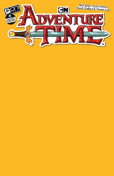 ADVENTURE TIME (2025) #2 CVR C JAKE YELLOW SKETCH VAR Oni Press Nick Winn, Derek M Ballard Asia Simone, Derek M Ballard Jake Yellow Sketch PREORDER