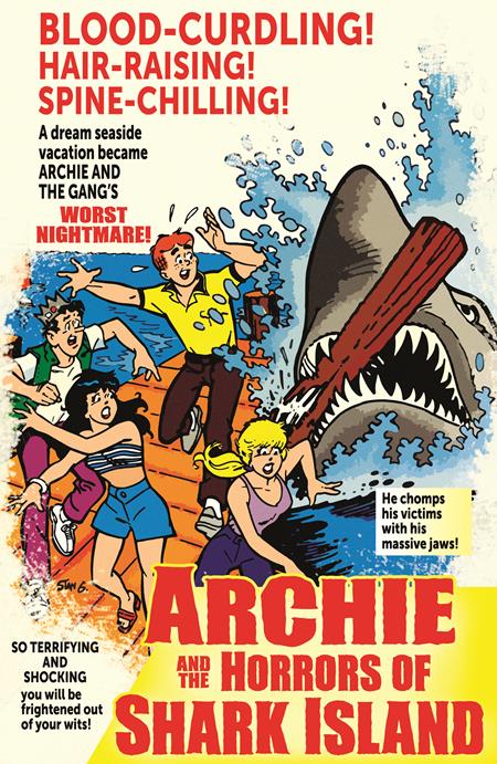 Archie's T.V. Laugh-Out 79 Comic Facsimile Stan Goldberg Jaws Parody Movie Poster Variant Archie Comic Publications 2026