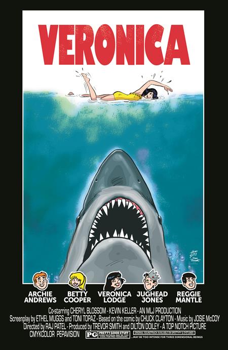 Archie's T.V. Laugh-Out 79 Comic Facsimile Dan Parent Rosario Tito Pena Veronica Movie Poster Variant Archie Comic Publications 2026