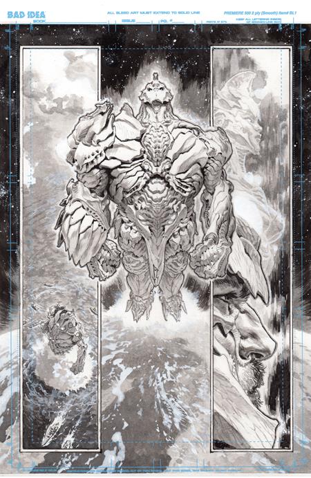 The Olympus Saga: Megalith 1 Comic Lewis LaRosa Original Art 17 Variant Bad Idea Comics 2026
