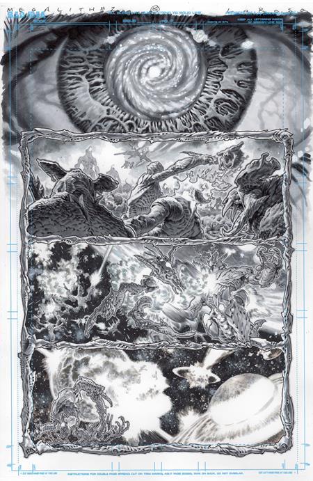 The Olympus Saga: Megalith 1 Comic Lewis LaRosa Original Art 24 Variant Bad Idea Comics 2026