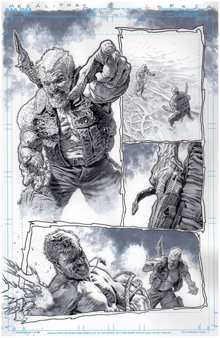 The Olympus Saga: Megalith 1 Comic Lewis LaRosa Original Art 27 Variant Bad Idea Comics 2026