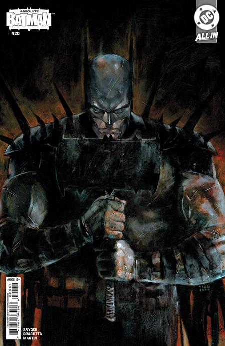 Absolute Batman 20 Comic Martin Simmonds Incentive Variant (1:25) DC Comics 2026