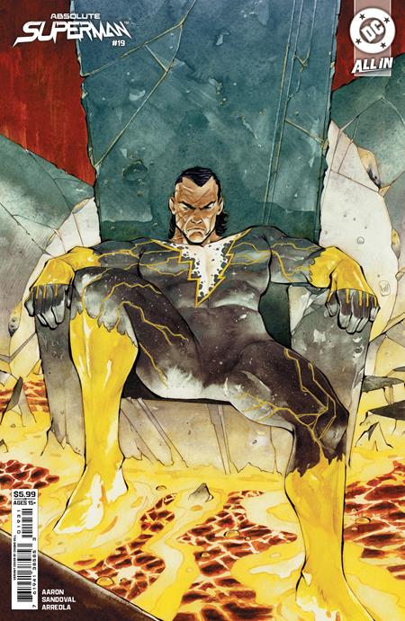 ABSOLUTE SUPERMAN #19 CVR C CHUMA HILL CARD STOCK VAR DC Comics Jason Aaron Rafa Sandoval Chuma Hill PREORDER