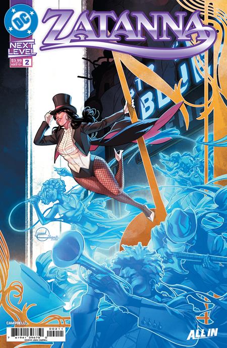 ZATANNA (2026) #2 CVR A JAMAL CAMPBELL DC Comics Jamal Campbell Jamal Campbell Jamal Campbell PREORDER