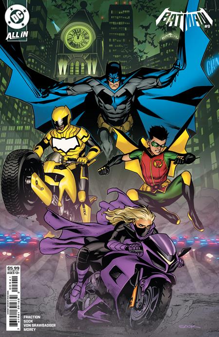 BATMAN #9 CVR D RYAN SOOK CARD STOCK VAR DC Comics Matt Fraction Ryan Sook Ryan Sook PREORDER