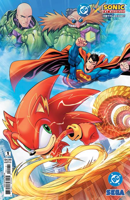 DC x Sonic the Hedgehog: The Metal Legion 1 Comic Serg Acuña Variant DC Comics 2026