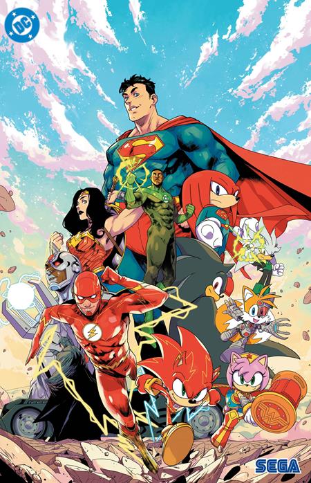 DC x Sonic the Hedgehog: The Metal Legion 1 Comic Pablo M. Collar Foil Variant DC Comics 2026