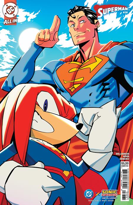 Superman, Vol. 6 38 Comic Daniele Di Nicuolo DC X Sonic Variant DC Comics 2026