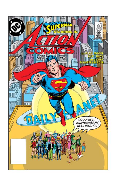 ACTION COMICS #583 FACSIMILE EDITION CVR A CURT SWAN (WHATEVER HAPPENED TO THE MAN OF TOMORROW PART 2 OF 2) DC Comics Alan Moore Curt Swan Curt Swan PREORDER
