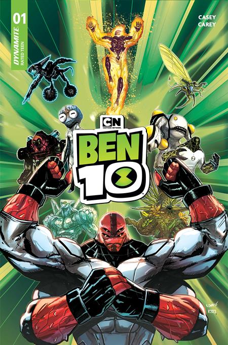 BEN 10 #1 CVR A ROBERT CAREY DYNAMITE Entertainment Joe Casey Robert Carey Robert Carey PREORDER