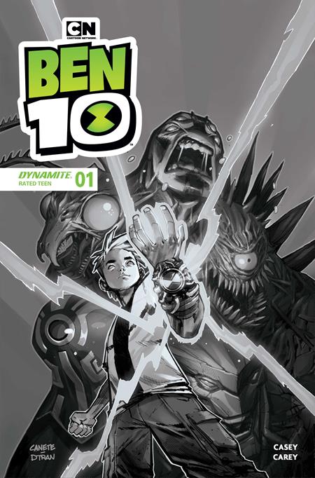 Ben 10, Vol. 2 (Dynamite Entertainment) 1 Comic Eric Canete Incentive B&W Variant (1:10) Dynamite Entertainment 2026