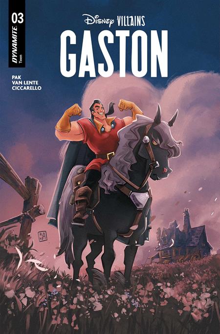 Disney Villains: Gaston 3 Comic Alessandro Ranaldi Dynamite Entertainment 2026