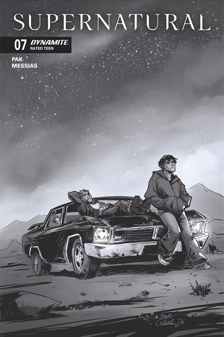 Supernatural, Vol. 2 (Dynamite Entertainment) 7 Comic David Cousens Line Art Incentive Variant (1:10) Dynamite Entertainment 2026