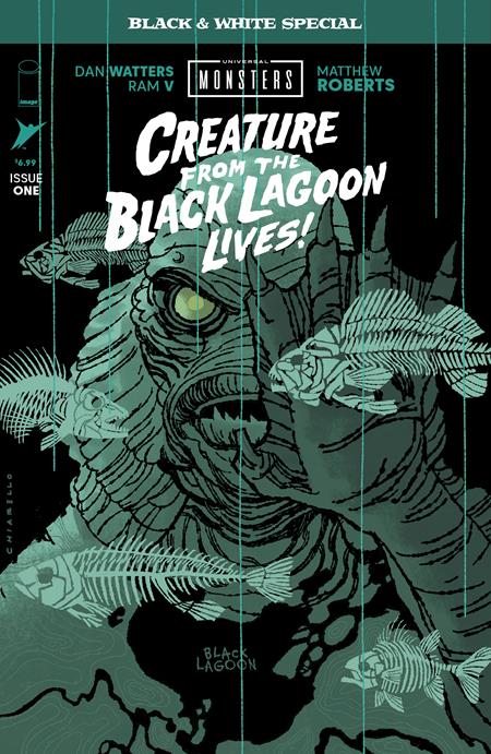 Universal Monsters: Creature from the Black Lagoon Lives! Black & White Special 1 Comic Mark Chiarello Variant Image Comics 2026