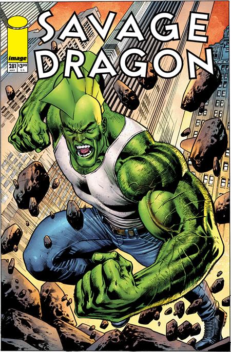 SAVAGE DRAGON #281 CVR C BRYAN HITCH VAR (MR) Image Comics Erik Larsen Erik Larsen Bryan Hitch PREORDER