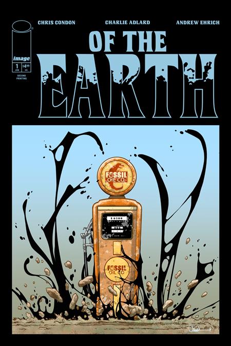 Of The Earth 1 Comic 2nd Printing Charlie Adlard Image Comics 2026