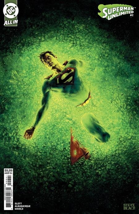 SUPERMAN UNLIMITED #2 CVR D STEVE BEACH CARD STOCK VAR DC Comics Dan Slott Rafael Albuquerque Steve Beach PREORDER