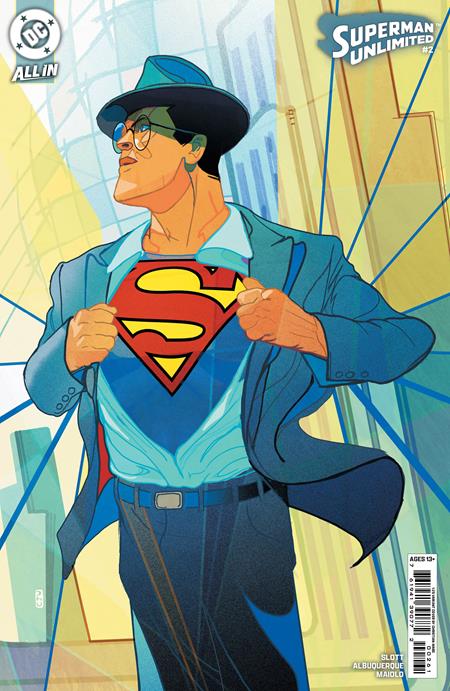 SUPERMAN UNLIMITED #2 CVR E INC 1:25 CHRISTIAN WARD CARD STOCK VAR DC Comics Dan Slott Rafael Albuquerque Christian Ward PREORDER