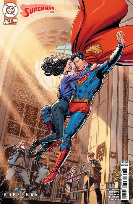 SUPERMAN #27 CVR G JERRY ORDWAY SUPERMAN MOVIE CARD STOCK VAR DC Comics Joshua Williamson Eddy Barrows, Eber Ferreira Jerry Ordway PREORDER