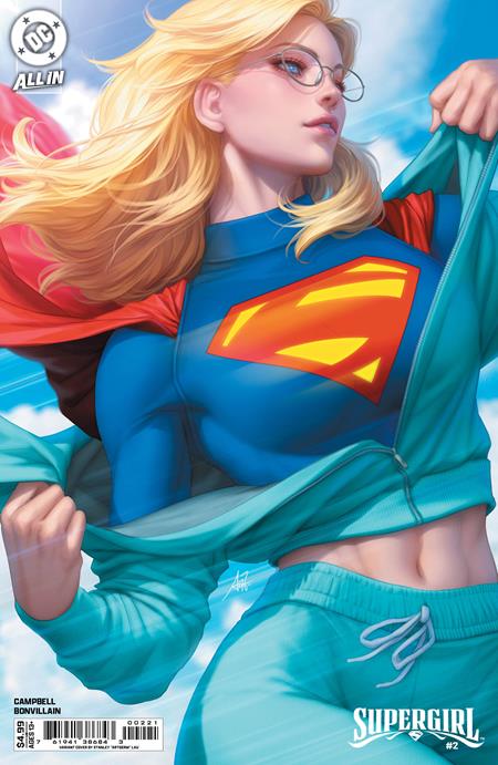 SUPERGIRL #2 CVR B STANLEY ARTGERM LAU CARD STOCK VAR DC Comics Sophie Campbell Sophie Campbell Stanley Artgerm Lau PREORDER