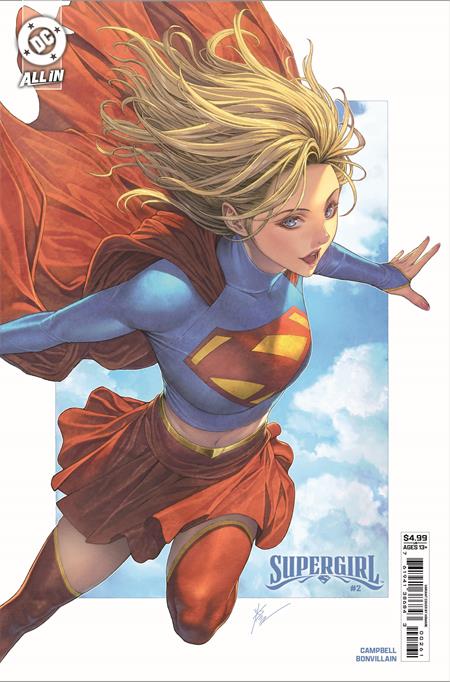 SUPERGIRL #2 CVR C HOMARE CARD STOCK VAR DC Comics Sophie Campbell Sophie Campbell Homare PREORDER