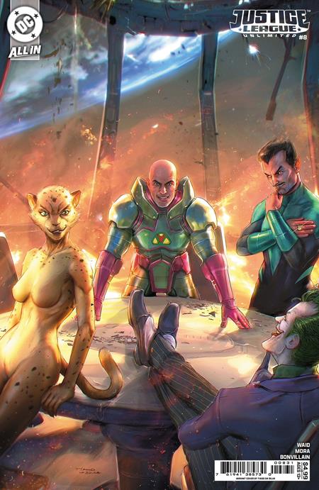 JUSTICE LEAGUE UNLIMITED #8 CVR C TIAGO DA SILVA CARD STOCK VAR (WE ARE YESTERDAY) DC Comics Mark Waid Travis Moore Tiago Da Silva PREORDER