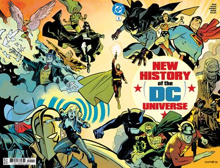 NEW HISTORY OF THE DC UNIVERSE #1 (OF 4) CVR A CHRIS SAMNEE WRAPAROUND DC Comics Mark Waid Jerry Ordway, Todd Nauck Chris Samnee PREORDER